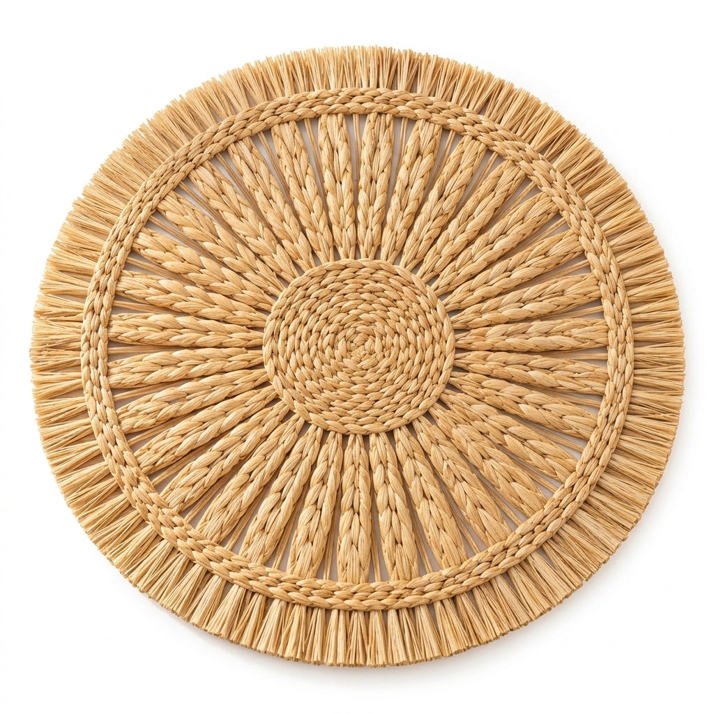 zqvpxk Sunburst Fringe Placemat