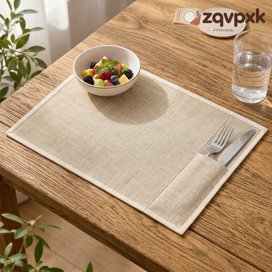 zqvpxk Cutlery Pocket Placemat