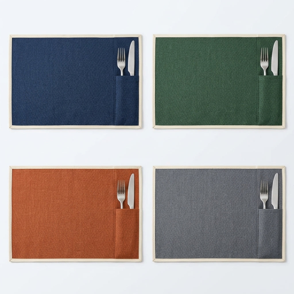zqvpxk Cutlery Pocket Placemat